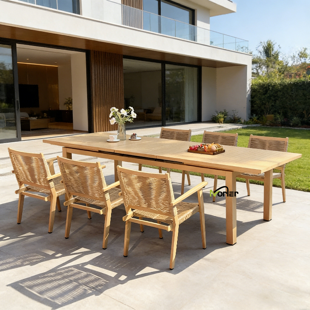 Norler Furniture lancia la nuova collezione di tavoli e sedie da pranzo per esterni per il 2026