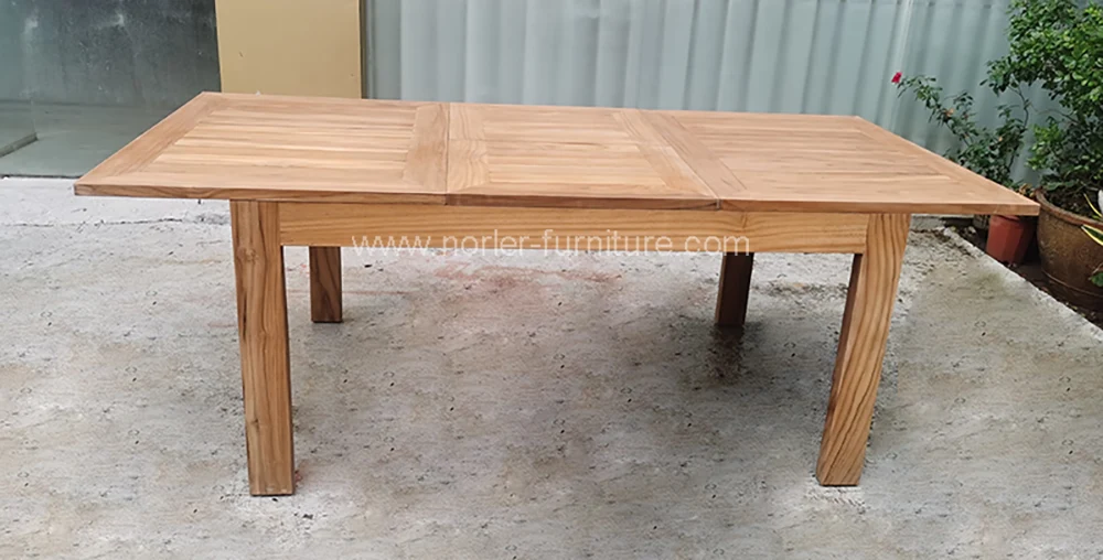 Customized Outdoor Extension Dining Table