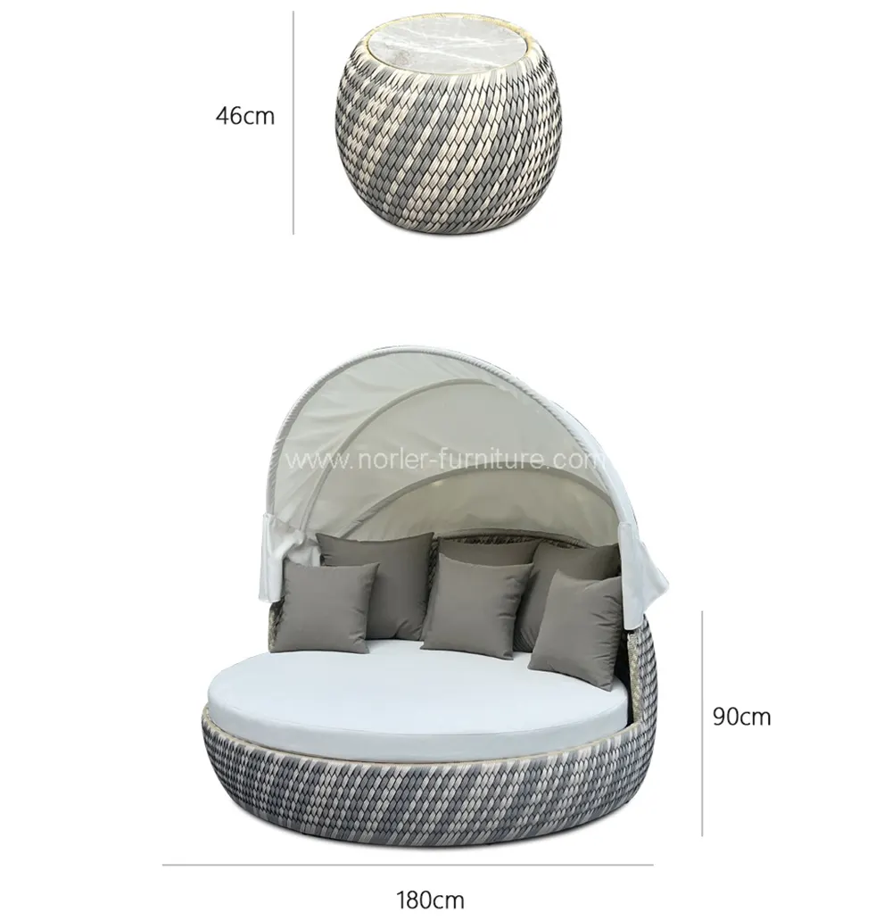 High Quality Outdoor Foldable Sunshade Awning Sun Bed