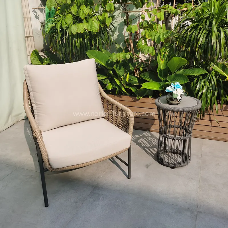 Tavolo da balcone e sedia da giardino di Rattan Outdoor PE